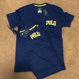 Polo Ralph Lauren Loungewear T-shirt and Matching Joggers Set